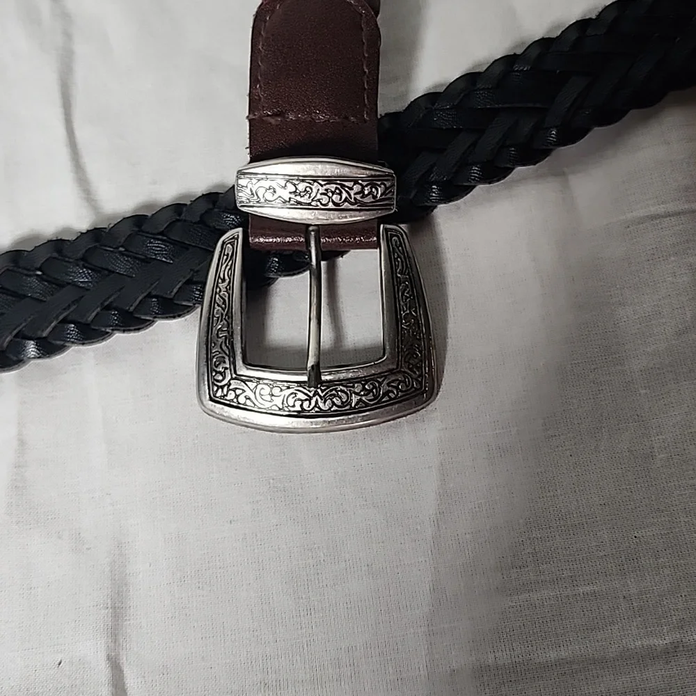BRAIDED Brown Belt Size L 🧡